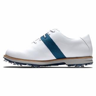 Scarpe Golf Footjoy Donna Premiere Series Spikes Bianche/Blu Italia VLY731624